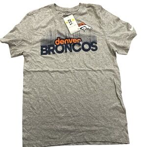 Nike Gray Denver Broncos Men's T-Shirt Large